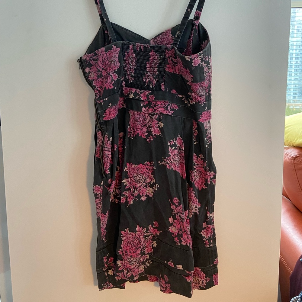 Wilfred Black Denim Mini Dress
